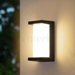 A view of 409 12W rainproof bulkhead wall light use for outdoor wall decor.
