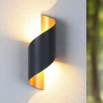 Black Up Down Wall Light (899) 18W