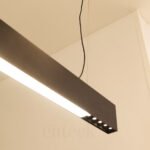 Black Linear Office Hanging Light (191) 36W