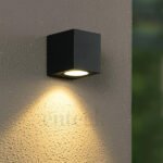 Black Down Wall Light (258) 1W