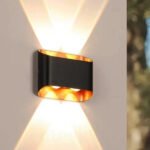 Black Rosegold 739 4W Outdoor Wall Light