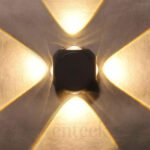 Black Up Down Wall Light (110) 4W