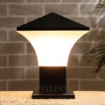 Gate Light Black Pillar Light (830) 12W