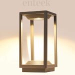 Gate Light Grey Pillar Light (840) 12W