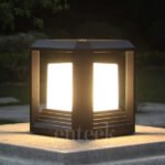 Gate Light Grey Pillar Light (845) 12W