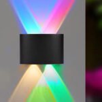 Black RGB Up Down Wall Light (279) 4W