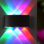 Black RGB Up Down Wall Light (279) 6W