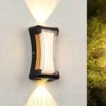 Black and Golden Facade Up Down Wall Light 329A 8W
