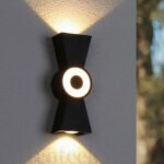 Black Up Down Wall Light (029) 12W