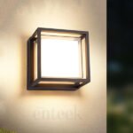 Square Black Wall Light (3505) 5W