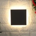 Square Outdoor Wall Light (750) 12W