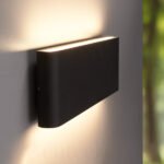 Black Up Down Wall Light (813) 18W