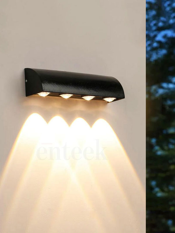 Black Down Wall Light (0604) 4W