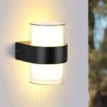 Round Black Wall Light (3610) 10W