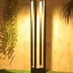 Black Large Bollard Light (1152) 12W