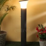 Black Large Bollard Light (822) 12W