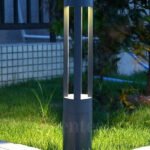 Round Grey Bollard Light (599) 12W