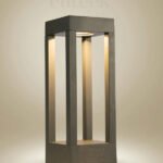 Square Grey Gate Light (1011) 12W