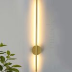 Vertical Golden Wall Light (098) 12W Indoor 3 in 1 Wall Lamp